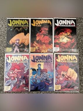Jonna and the Unpossible Monsters Comic Books #1-12 Full Run